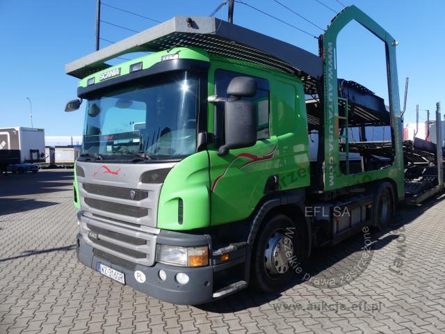 1 - SCANIA P440 LA4X2 MLB AUTOMAT 2013r., LOHR C2H99S 2006r.