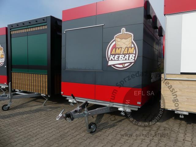 1 - Przyczepa gastronomiczna "KEBAB" NIEWIADÓW B3500 2023r.