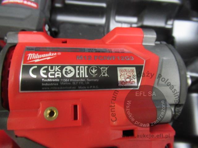 5 - Klucz udarowy aku. Milwaukee zestaw M12FCIWF12G3-5