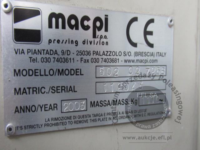 13 - Linia do prasowania odzieży - marynarek, żakietów