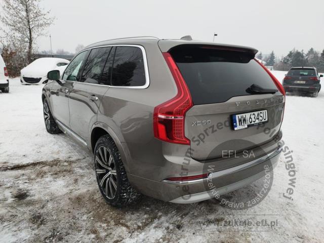 4 - Volvo XC 90 B6 B AWD Inscription 7os aut 2021r. WW634SU UWAGA!! Pojazd znajduje się w firmie Arctos Sp. z o.o. Warszawa, Al. Krakowska 7, 02-183 Warszawa