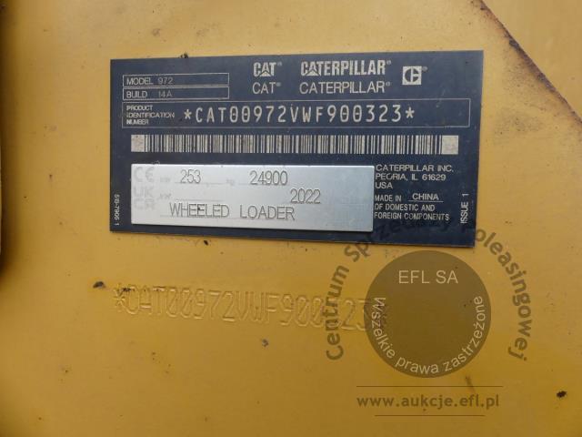 5 - Ładowarka kołowa CATERPILLAR 972 2022r.