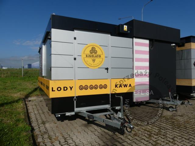 1 - Przyczepa gastronomiczna "LODY-GOFRY"  TA-NO  2025r.