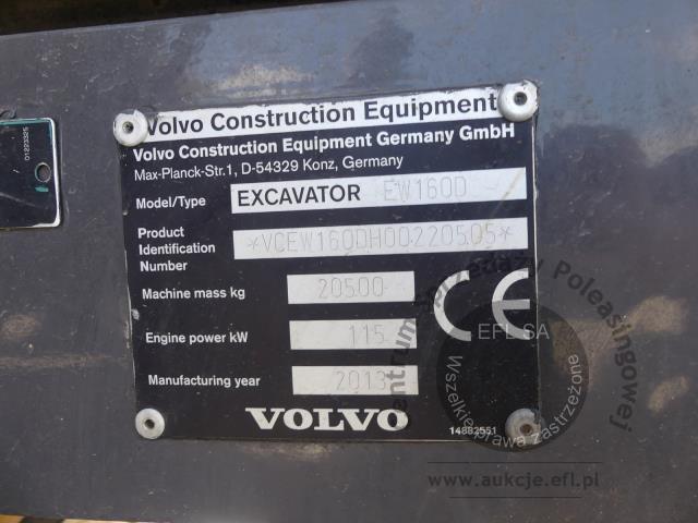 18 - Koparka kołowa Volvo EW160D 2013r.