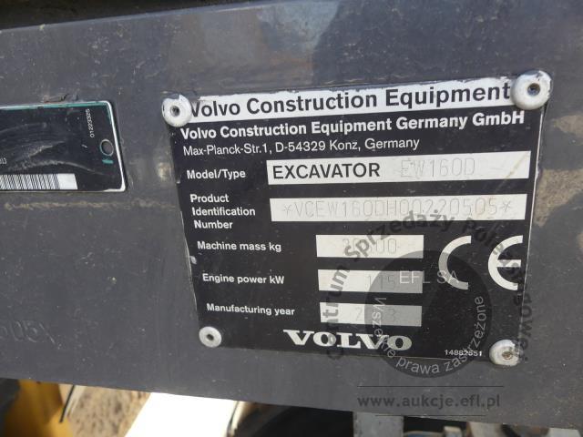 19 - Koparka kołowa Volvo EW160D 2013r.