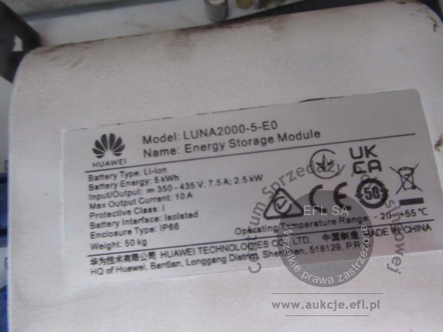 30 - Elementy instalacji fotowoltaicznej  , Magazyn energii Huawei 10kWh