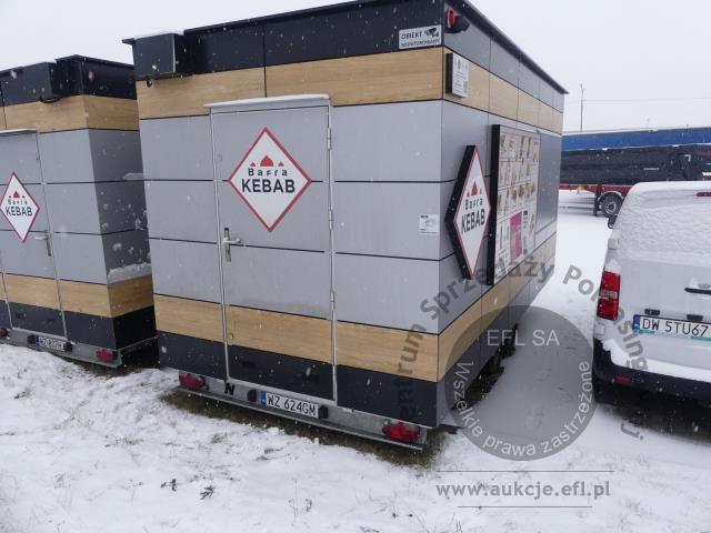 5 - Przyczepa gastronomiczna "KEBAB"  NIEWIADÓW  2023r.