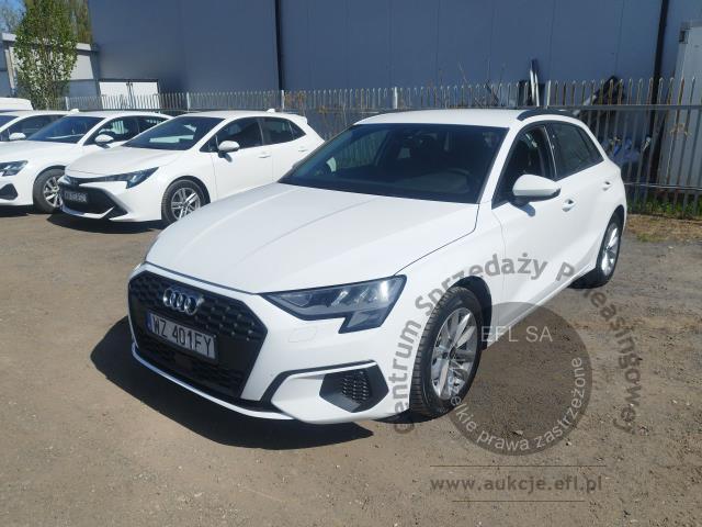 1 - Audi A3 35 TFSI mHEV S tronic 2023r. WZ401FY Pojazd znajduje się w firmie ARCTOS GROUP sp. z o.o. Al. Krakowska 7, 02-183 Warszawa