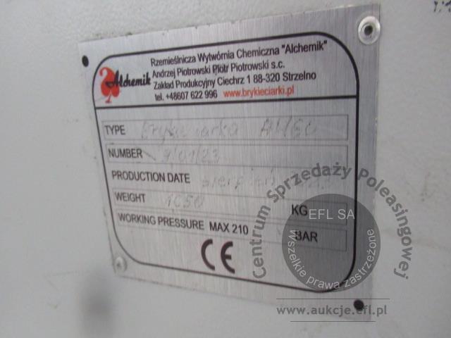 8 - Hydrauliczna prasa do brykietowania ALCHEMIK AW 60 2023r.