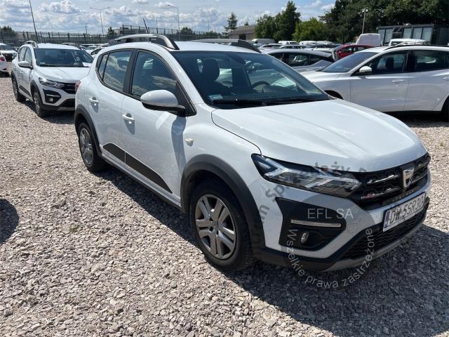 3 - Dacia Sandero Stepway 1.0 TCe Comfor 2022r. DW5SR30 UWAGA!! Pojazd znajduje się w lokalizacji: Janki, Al. Krakowska 52, 05-090 Janki