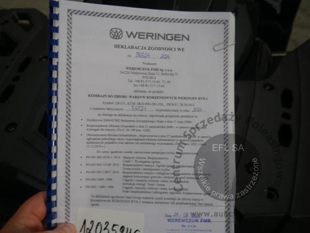 23 - Kombajn do zbioru warzyw Weringen RVS-1 Z815/1 2024r.