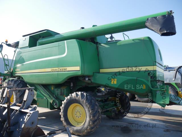 4 - EFL Finance Kombajn zbożowy John Deere  W550 2013r z hederem.