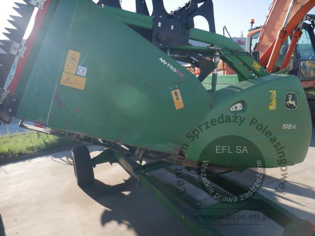 40 - EFL Finance Kombajn zbożowy John Deere  W550 2013r z hederem.