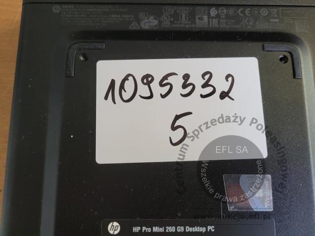 3 - Komputer HP Pro Mini 260 G9 z monitorem HP M27fe