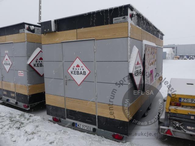 4 - Przyczepa gastronomiczna "KEBAB" Niewiadów B3500 2021r.