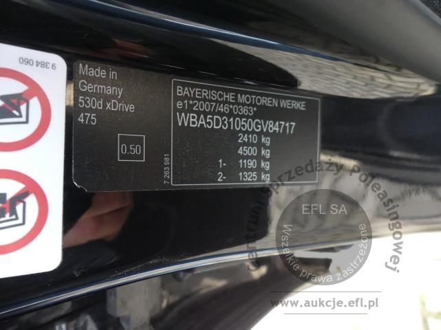 14 - BMW 530D XDRIVE SEDAN AUTOMAT 2015r.