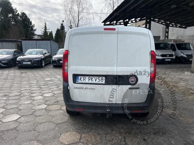 4 - Fiat Doblo Cargo Doblo Maxi 1.6 MJ  2019r. KR9KV58 UWAGA!! Pojazd znajduje się w lokalizacji: Katowice 40-689, Małachowskiego 16