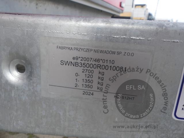 39 - Przyczepa gastronomiczna &quot;KEBAB&quot; NIEWIADÓW  2024r.