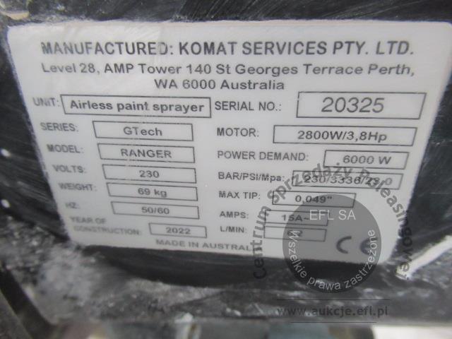 14 - Agregat malarski Gtech RANGER 2022r.