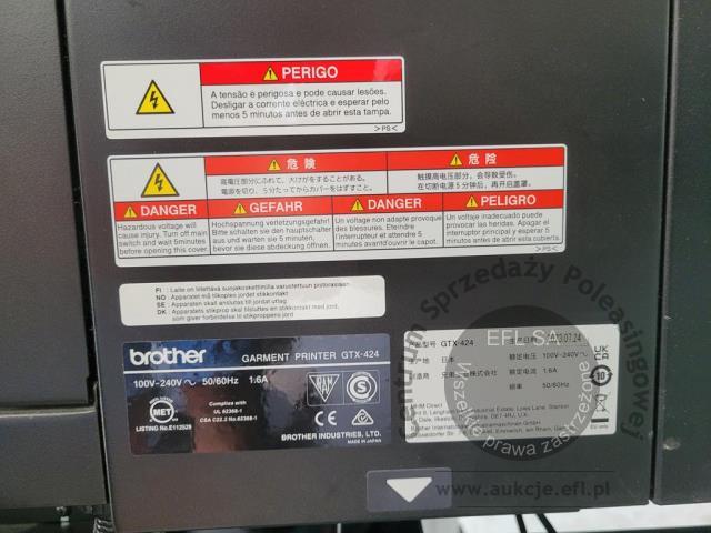 16 - Drukarka BROTHER GTX 424 2023r.