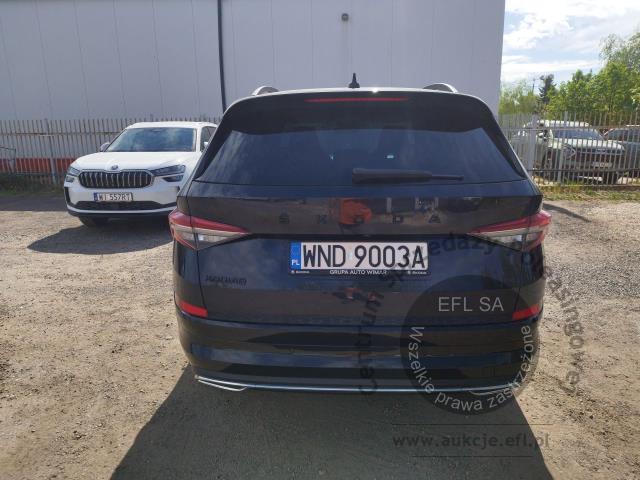4 - Skoda Kodiaq 2.0 TDI 4x4 Sportline 2022r. WND9003A Pojazd znajduje się w firmie ARCTOS GROUP sp. z o.o. Al. Krakowska 7, 02-183 Warszawa