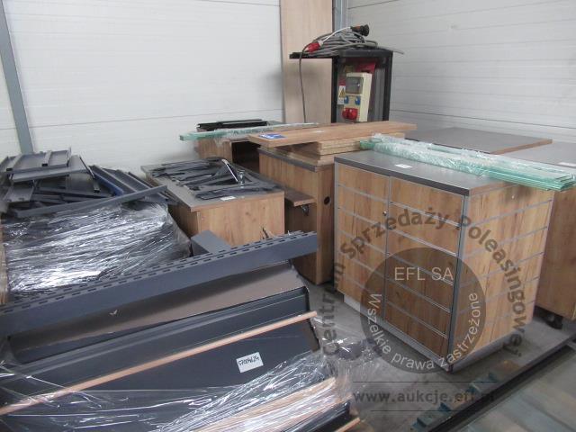 7 - Regały metalowe i meble sklepowe wg specyfikacji