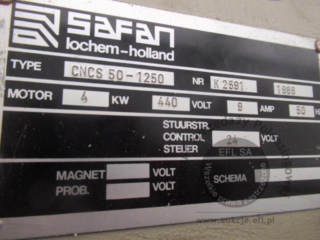 11 - Prasa krawędziowa SAFAN typ CNCS 50-1250 1988r.