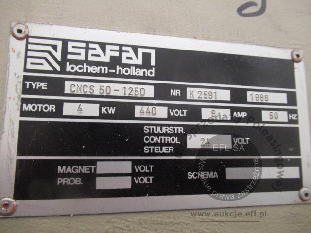 9 - Prasa krawędziowa SAFAN typ CNCS 50-1250 1988r.