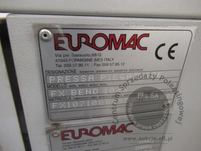 14 - Elektryczna prasa krawędziowa EUROMAC FX BEND 1023  2021r.