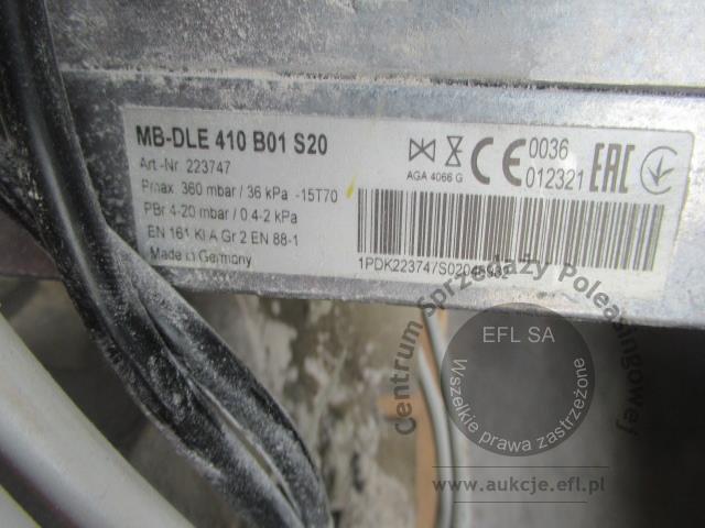 19 - Elementy gazowego pieca piekarniczego TUBIX 421