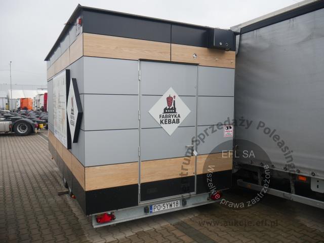 4 - Przyczepa gastronomiczna "KEBAB" NIEWIADÓW 2021r.