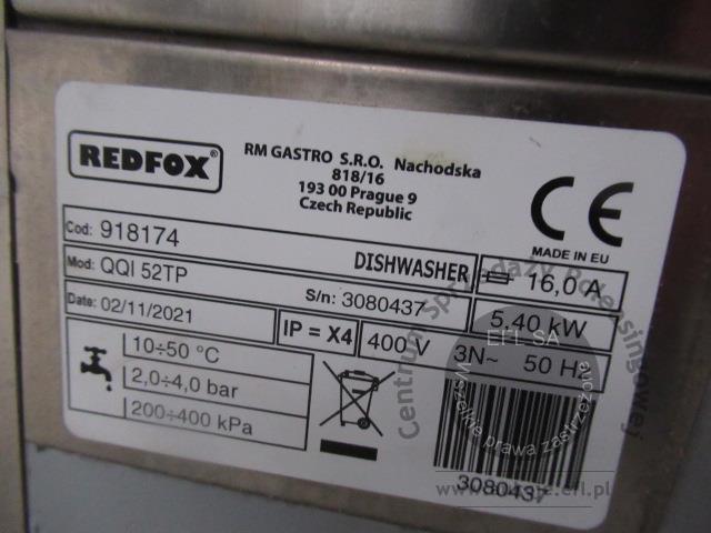 7 - Zmywarka REDFOX /RM Gastro cod 918174  2021r.