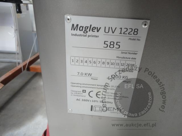 29 - Drukarka atramentowa - wielkoformatowa IQDEMY Maglev UV1228 2018r.