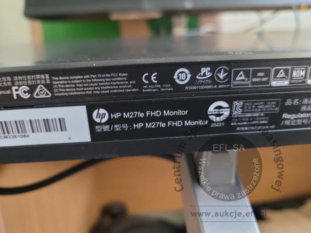 11 - Komputer HP Pro Mini 260 G9 z monitorem HP M27fe