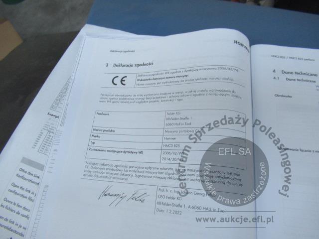 24 - Ploter frezujący Felder KG HAMMER typ HNC3 825 2024r.
