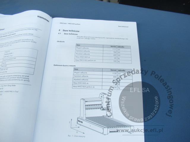 27 - Ploter frezujący Felder KG HAMMER typ HNC3 825 2024r.