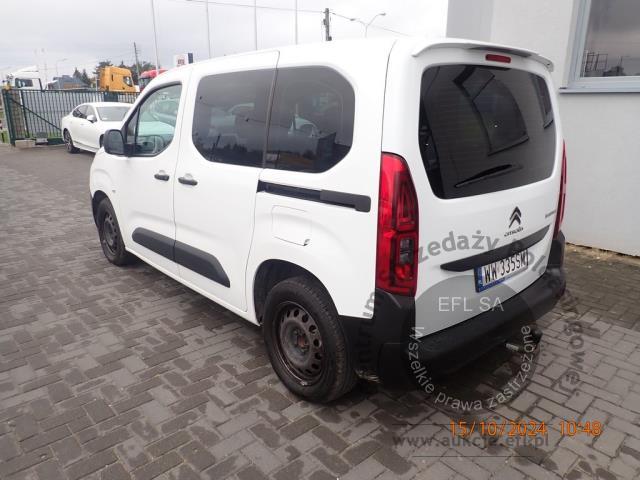 4 - Citroen Berlingo M 1.5 BlueHDI 2020r. WW335SM UWAGA!! Pojazd znajduje się w lokalizacji: Janki, Al. Krakowska 52, 05-090 Janki
