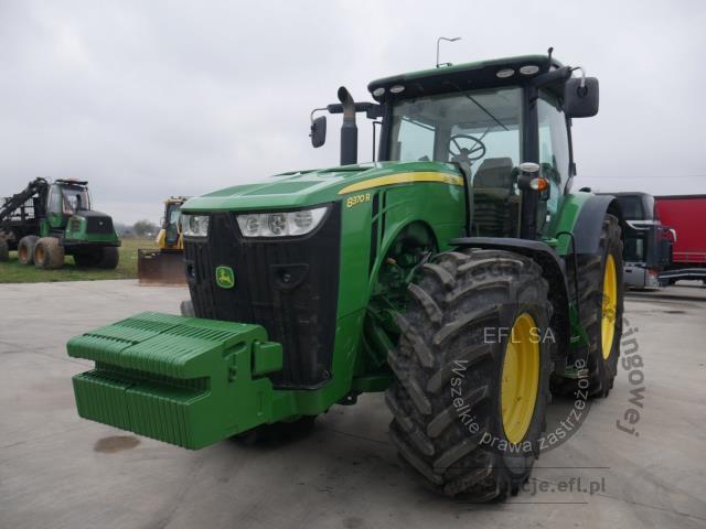 3 - Ciągnik rolniczy JOHN DEERE 8370R 2015r.