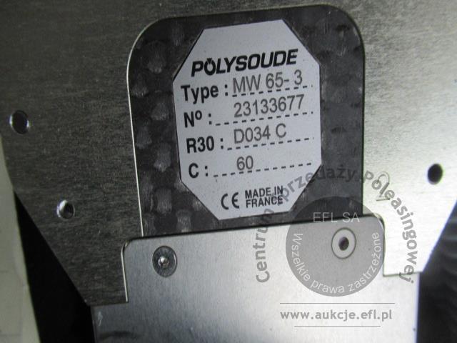 16 - Urządzenie spawalnicze POLYSOUDE typ P4-4 z wyposażeniem