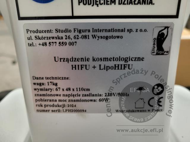 5 - Urządzenie kosmetologiczne HIFU + LipoHIFU 2024r.