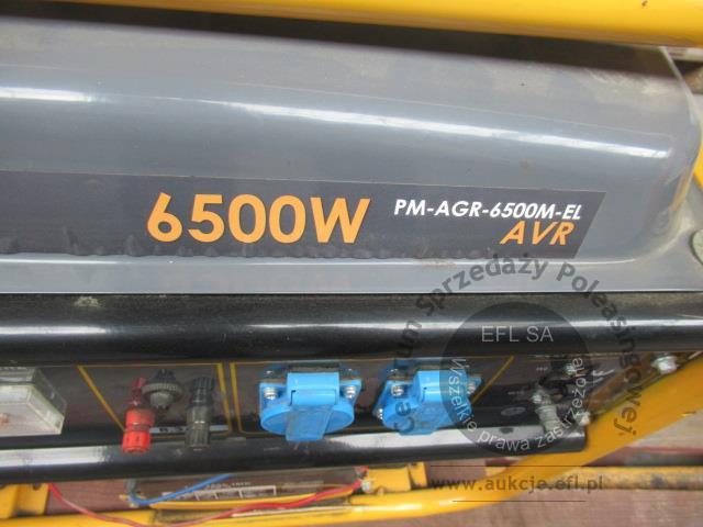 3 - Agregat prądotwórczy POWERMAT PM-AGR 6500M-EL