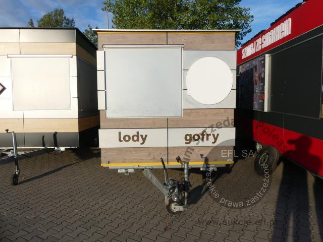 2 - Przyczepa gastronomiczna &quot;LODY GOFRY&quot; Niewiadów 2017r.