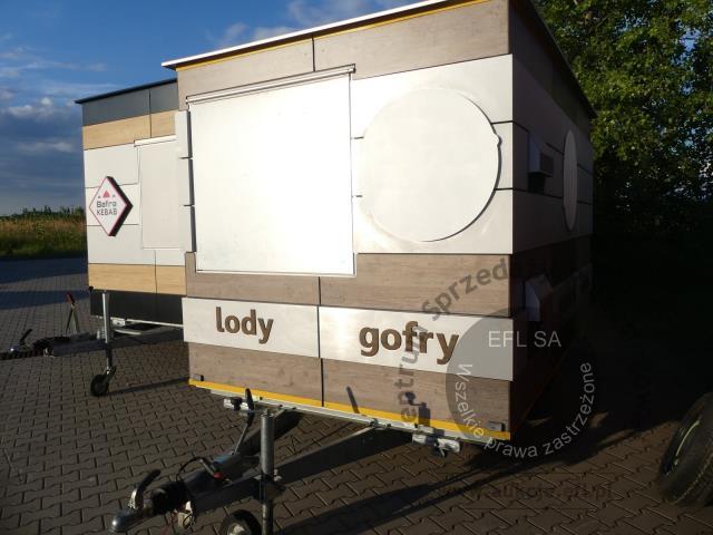 4 - Przyczepa gastronomiczna &quot;LODY GOFRY&quot; Niewiadów 2017r.