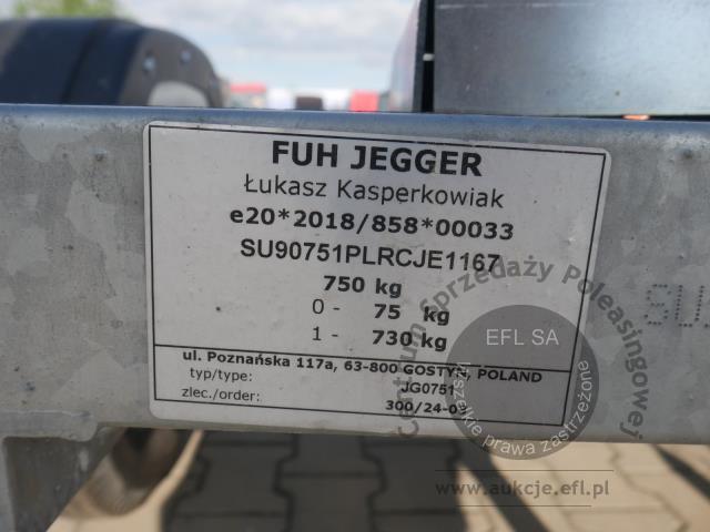 24 - Wieża monitoringu iCam- TOWER  AI 5MQ4-MKII + przyczepka JEGGER JG0751 2024r.