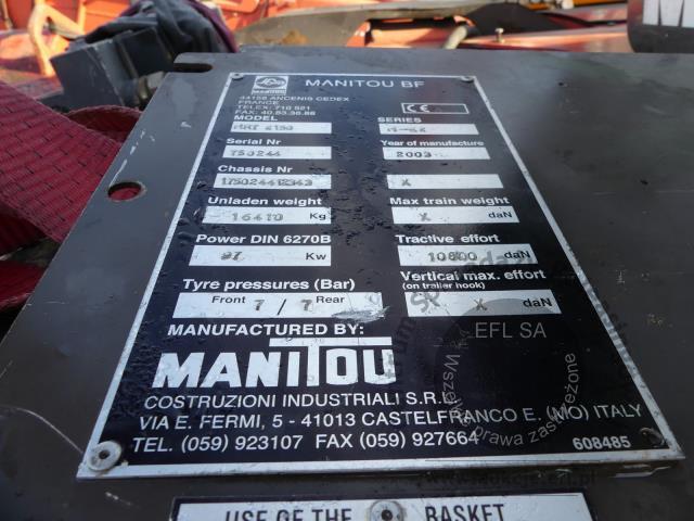 7 - Ładowarka teleskopowa obrotowa MANITOU 2003r.