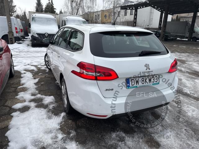 4 - Peugeot 308 SW 1.5 BlueHDi Active Pack 2020r. DW8KW33 UWAGA!! Pojazd znajduje się w lokalizacji: Katowice 40-689, Małachowskiego 16