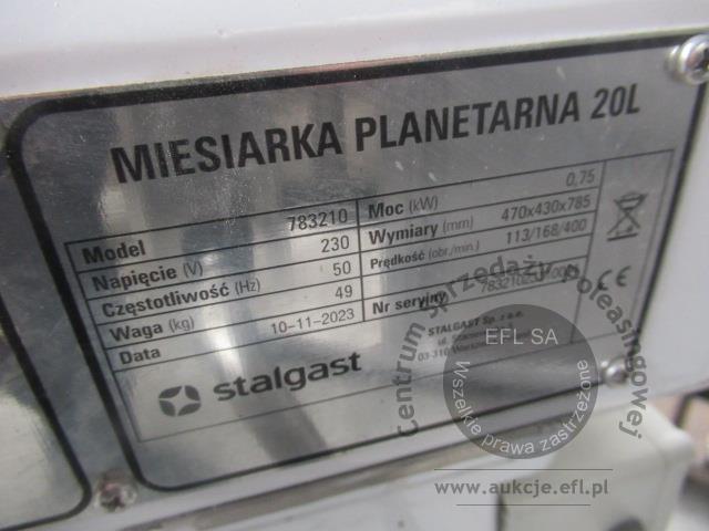 4 - Miesiarka planetarna 20l STALGAST 2023r.