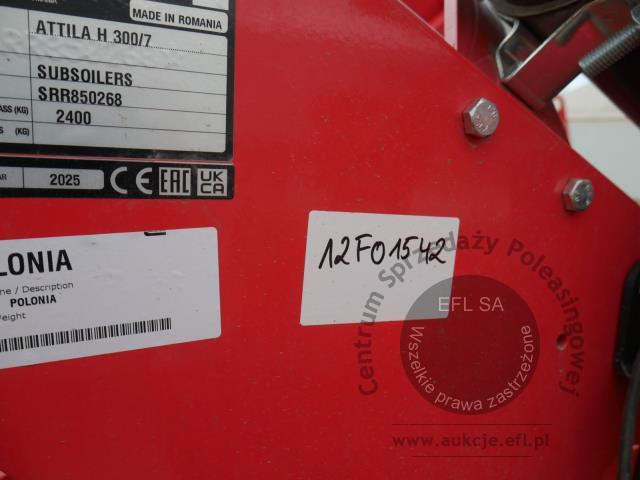 16 - EFL Finance - Pług dłutowy MASCHIO GASPARDO Attila H 300/7 2025r.