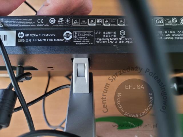 11 - Komputer HP Pro Mini 260 G9 z monitorem HP M27fe
