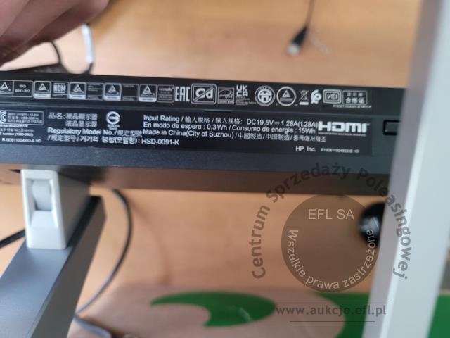 12 - Komputer HP Pro Mini 260 G9 z monitorem HP M27fe
